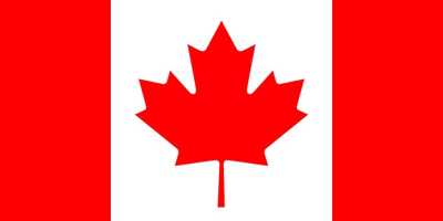 Sticker Canada flag